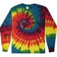 thumbnail image 2 of Colortone Tie-Dye Long Sleeve Shirts Juniors Sizes XS to L, 2 of 4