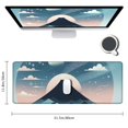 thumbnail image 2 of nygtbtfer Japanese Sea Wave Large Mouse Pad Extended Gaming Mouse Pad Mousepad with Stitched Edges Keyboard Mouse Mat for Home Office 31.5x11.8 in, 2 of 6