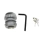 thumbnail image 1 of ZHAOCHENG Cerradura de remolque, Cerradura de enganche de remolque esférica antirrobo de metal para enganches de remolque Cerradura de búho Cerradura de cabeza esférica Cerradura de remolque para equi, 1 of 5