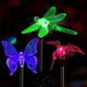 thumbnail image 1 of Luces solares para jardín, paquete de 3 luces solares en forma de mariposa para exteriores de Navidad, 1 of 5