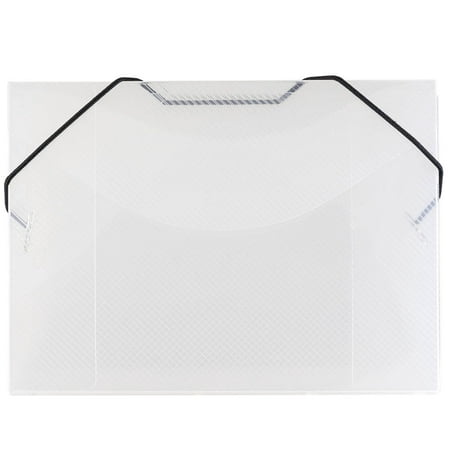 JAM Paper Plastic Portfolio with Elastic Closure, Index Size, 5 1/2 x 7 ...