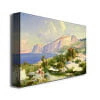Trademark Fine Art "The Marina Grande" Canvas Wall Art by Karl Blechen