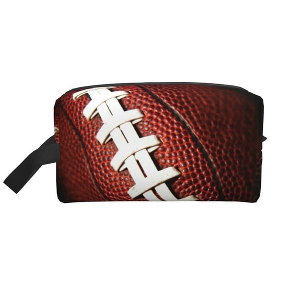 Football Soccer Large Travel Toiletry Bag Hanging Dopp Kit Shower Shaving Toiletries Accessories Organizer
