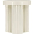 thumbnail image 6 of Meridian Furniture Rhodes Contemporary Metal End Table in Cream, 6 of 7