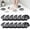 Black, variant on HonestMatter Non Slip Bathtub Stickers, 12 Pack Shower Floor Non Slip Grip Stickers, Adhesive Safety Decals for Bathtub and Pool, Green