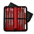 thumbnail image 3 of Ensemble de Cires en Acier Inoxydable Double Extrémité avec Étui de Rangement 10 Pcs Kit d'Outils d'Épilation, 3 of 7