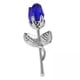 thumbnail image 1 of Figura de mesa,Regalo de flores de rosas de cristal Su esposa Hija,Regalo romántico de San Valentín Mujeres Hermana,Flor artificial Aniversario Regalo de bodas,Acción de Gracias, 1 of 8