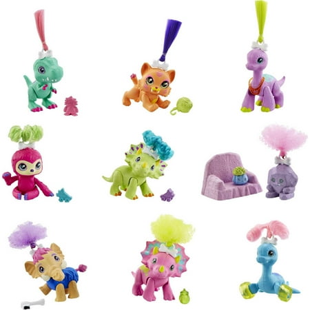 Cave Club Dino Baby Crystals, Surprise Pet with Accessories and Slime or Sand