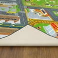 thumbnail image 4 of KC Cubs Playtime Collection Country Farm Road Map with Construction Site Area Rug Educational Learning & Game Area Rug Carpet for Kids and Children Bedrooms and Playroom, 4 of 9