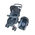 thumbnail image 1 of Sistema de viaje D'Bebe  CARRISTAR con autoasiento 0 a 36 mes Negro, 1 of 4