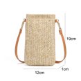 thumbnail image 2 of Bolso bandolera de paja, bolso de playa style2, 2 of 5