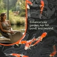 thumbnail image 3 of MAPORCH Pond Liner 20 x 30 FT Waterproof 100% HDPE Reinforced Polyethylene 20 Mil for Fish Koi Pond, Fountain, Waterfall, Water Tank, Pond Liners for Outdoor Ponds- UV Resistant RPE Pool Liner, Black, 3 of 9
