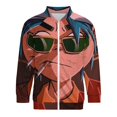 thumbnail image 4 of 2d Gorillaz Music Fashion Jacket Mens Windbreaker Coat Lightweight Zipper Clothes Streetwear Bomber Outerwear Jackets, 4 of 7