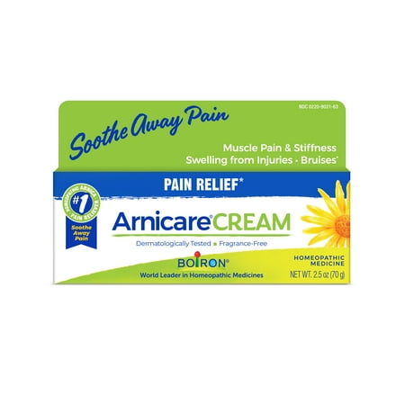 Boiron Arnicare Cream for Joint Pain, Muscle Pain, Swelling, Soreness, and Stiffness - Moisturizing - 2.5 oz