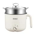 thumbnail image 1 of Olla eléctrica caliente,Olla eléctrica para cocinar ramen con vaporera,Sartén eléctrica multifuncional de 1,8 l para revolver,Olla arrocera eléctrica mini de viaje antiadherente,Olla, 1 of 8