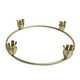 thumbnail image 4 of Candelabro cónico redondo para decoración de mesa, centros de mesa de comedor decorativos con 4 ramas para recepción de boda, duradero Dorado, 4 of 9