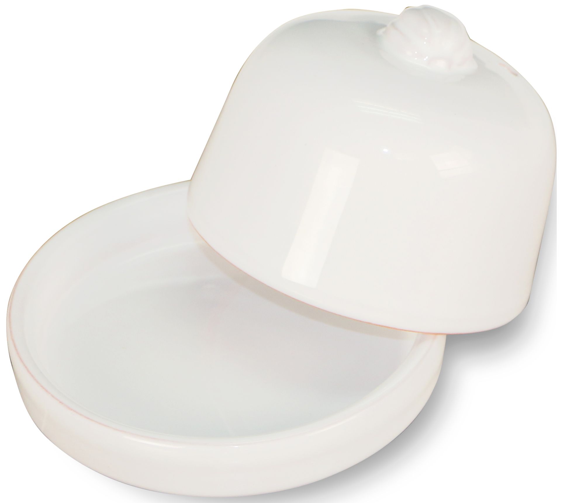 Reston Lloyd 99103 Terra Cotta  Garlic Baker  White
