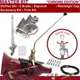 thumbnail image 1 of American Shifter  4L60 Shifter Kit Chrome 16 in. E Brake Cable Clamp Trim Kit Dipstick for DAD8A, 1 of 1