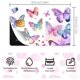 thumbnail image 3 of Pegatina para tarjeta de crédito y débito, diseño de mariposa de acuarela morada, resistente al agua, a los arañazos y atractiva, 4 estilos personalizados para tarjetas de transporte., 3 of 8