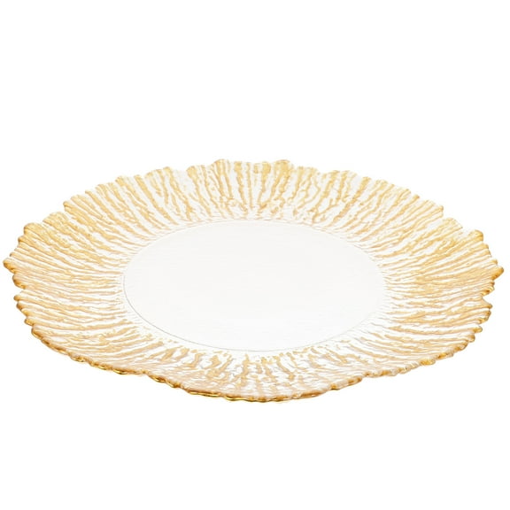 Guiyong Glass Fruit Tray Fruit Plate Multi-use Fruit Bowl Decorative Snacks Candy Serving Tray