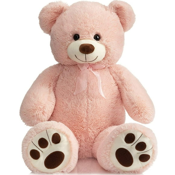Peluche con forma de oso de peluche HollyHome, 36 pulgadas, rosa