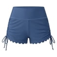 thumbnail image 4 of CAIVO Women High Waist Bikini Swim Bottoms Athletic Yoga Shorts With For Beach Sports Classic Summer Outdoor Casual Solid Color Bottoms, 4 of 4