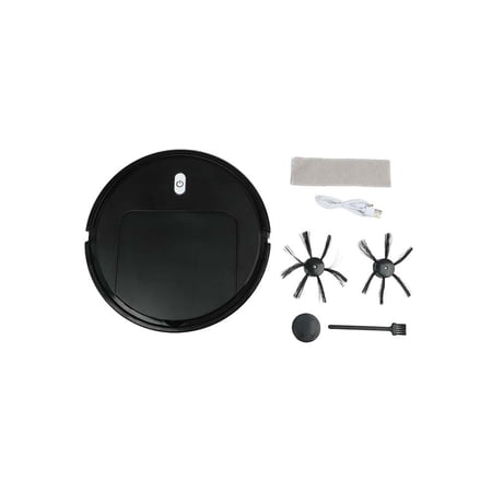5-in-1 Robotic Vacuum Cleaner and Mop with Air Purification, Intelligent Navigation App Control,Strong Suction for Pet Hair,Auto Charging,Home Floor Cleaning Appliance(IS25 is Black)