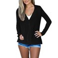 thumbnail image 4 of Cotton Cardigans for Womens Open-Front Front Button Crochet Sweaters Loose Fitted Kimono Cover Ups Athletic Stretch Ultra Soft Textured Kimono Cover Ups Jackets, 4 of 7