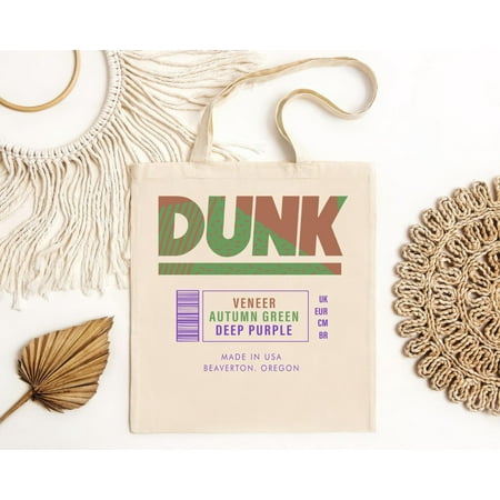 vintage Box Label Sneaker Bag White to Match Dunk Low Veneer DA1469-200Printed T-Bags-TH22583