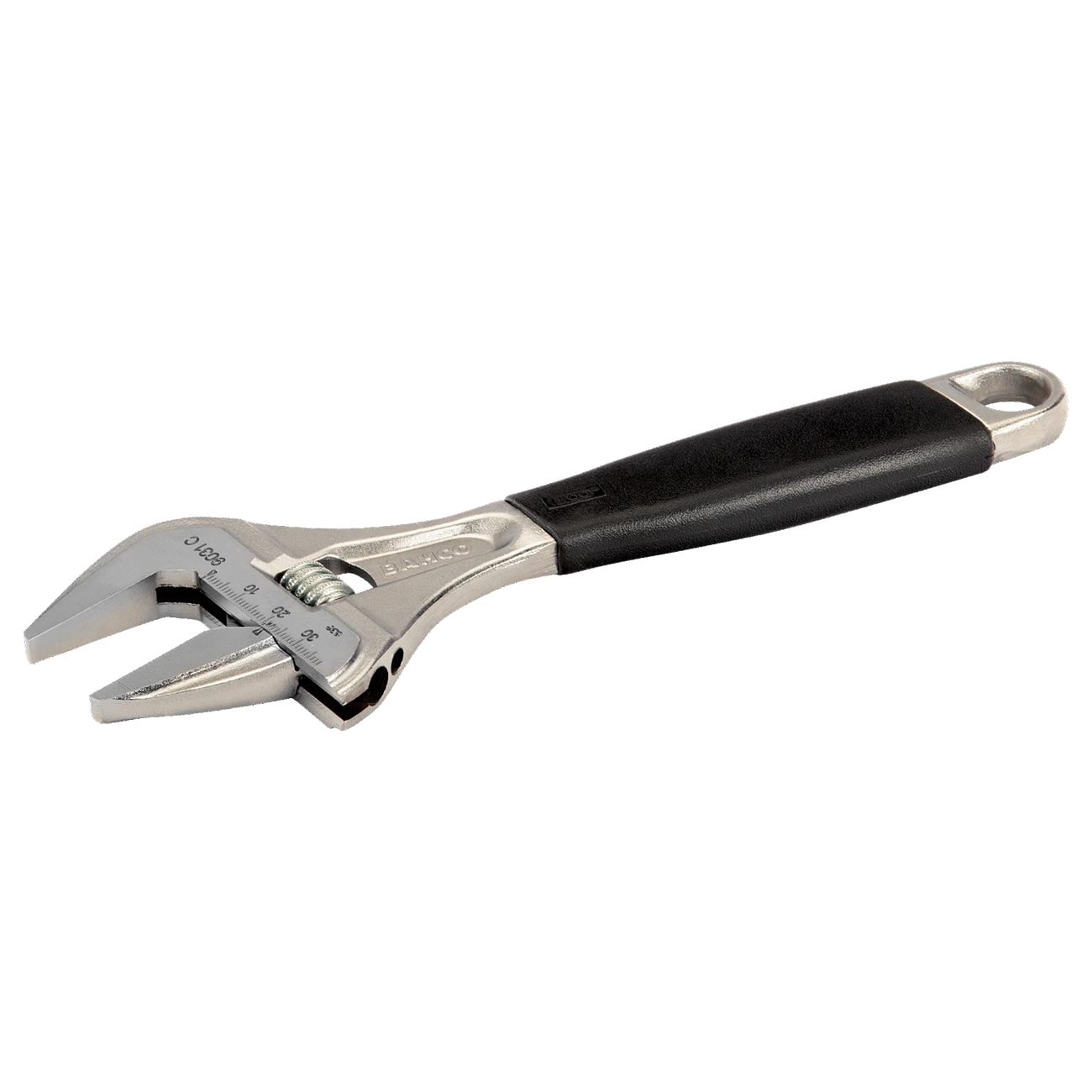 Bahco 8" ERGO‚ Central Nut Wide Opening Jaw Adjustable Wrenches with Rubber Handle