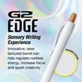 thumbnail image 2 of Pilot G2 Edge White Premium Gel Pens, Retractable, Fine Point, 0.7mm, Assorted Metallic Colors, 5 Count, 2 of 7