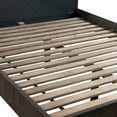 thumbnail image 2 of Cross Solid Oak and Metal King or Queen Platform Bed Frame, 2 of 4