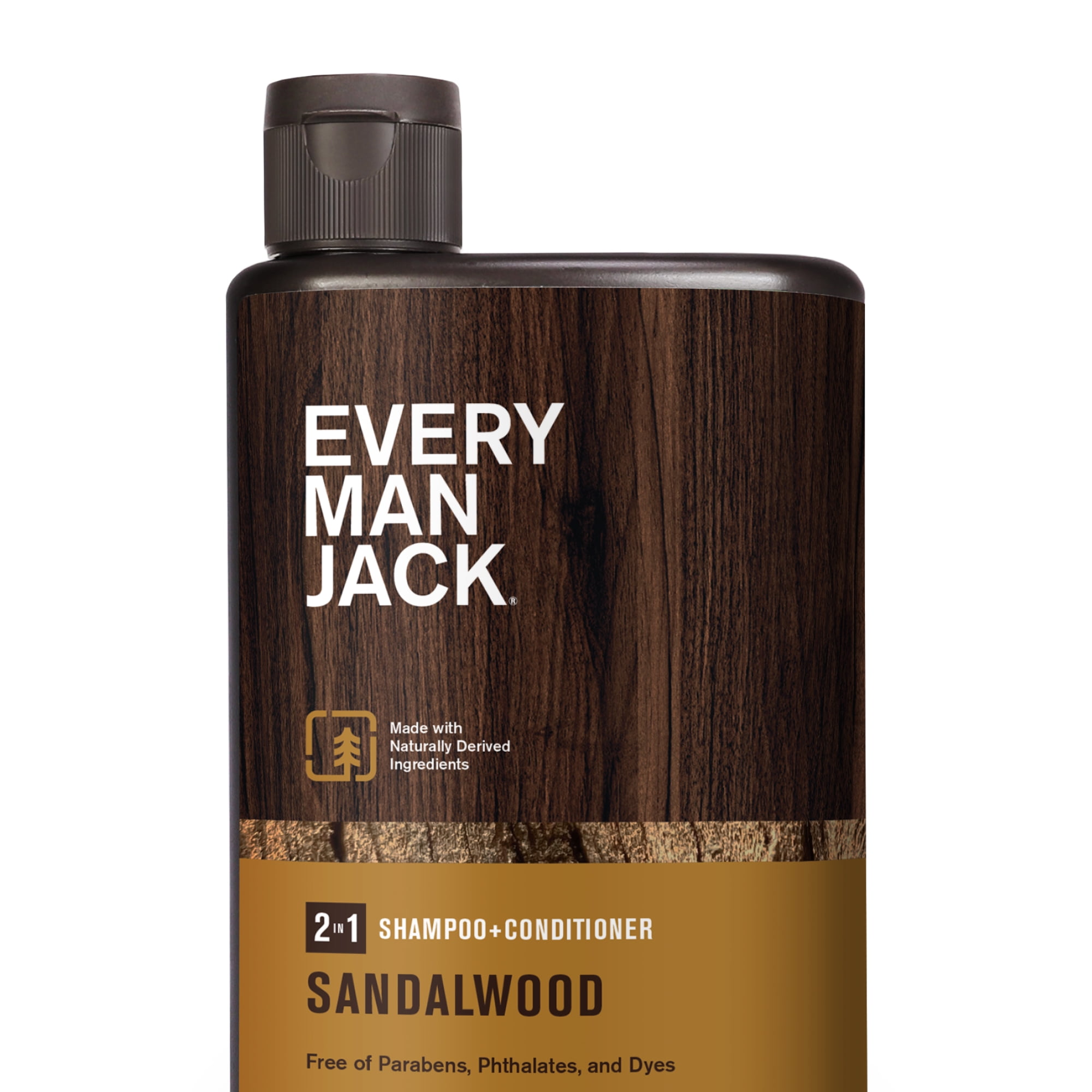 Every Man Jack Sandalwood Daily 2in1 Shampoo and Conditioner for Men