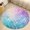 Flannel-1, variant on Colorful Fish Scale Pattern Round Area Rugs for Bedroom Living Room, 4FT Soft Indoor Circle Carpets, Carpet Home Decor Floor Mat