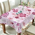 thumbnail image 4 of GZHJMY Pink Butterfly Tablecloth, Rectangle Waterproof Washable Polyester Table Cover for Picnic Dinner Holiday Party Decor, 54 x 54 Inch, 4 of 7