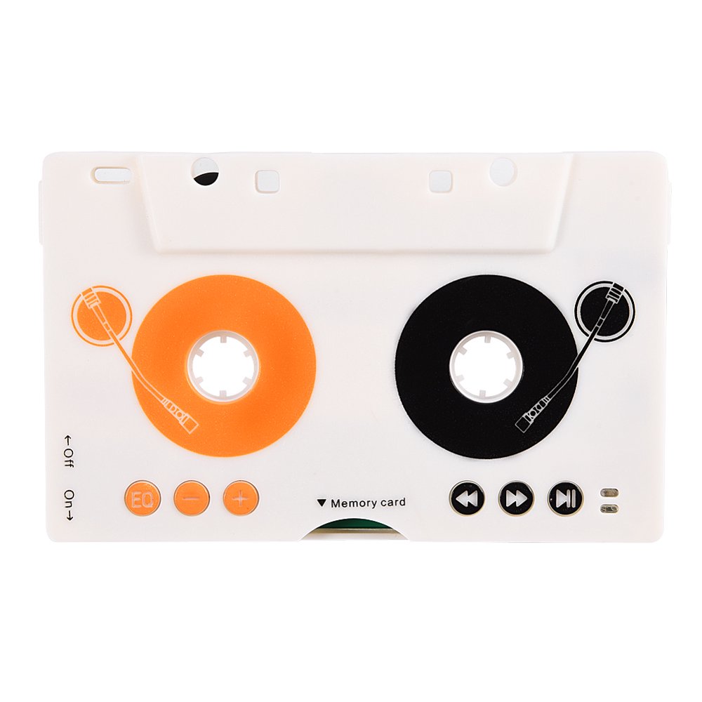 OTVIAP Car Kit Stereo Cassette Tape SD MMC Mp3 Player Adapter with Remote Control , car cassette