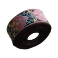 thumbnail image 1 of veasfak Jacquard Ribbon Retro Embroidered Ribbon for DIY Pillowcase Shirt Decoration 6cm width x 5m, 1 of 9