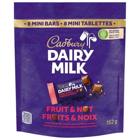 Cadbury Dairy Milk Fruits & Noix 152 g