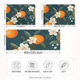 thumbnail image 2 of Yayeee Pillowcase Queen Size Set of 2 Satin Wrinkle Resistant Pillow Case, Floral Oranges, 2 of 7