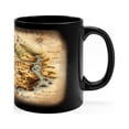 thumbnail image 3 of The Hobbit The Shire Map Ceramic Mug- for Story lover 11oz Black Mug, 3 of 6