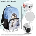 thumbnail image 7 of Aplkyhs Penguin School Backpack for Boys Girls Ages 6-18 Large Capacity Lightweight Water Resistant Ergonomic Padded Straps for Elementary Middle High School Back to School, 7 of 7