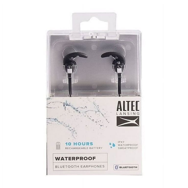 Altec Lansing Altec Waterproof Bluetooth Earbuds Black Walmart