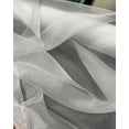 thumbnail image 4 of Sheer Organza Fabric by the Yard for Sewing Fashion Wedding Dress DIY Event Decorations, 60’’ Wide Sparkle Silky Crystal Organza Fabric (White, 5 Yard), 4 of 5