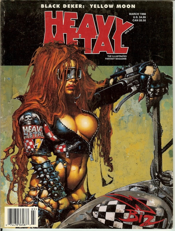 Heavy Metal Magazine March 1988