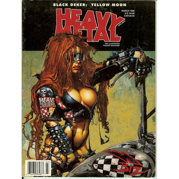 Heavy Metal Magazine Mars 1988