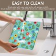 thumbnail image 4 of Placemat, Pioneer Flower Floral Print Pattern Place Mats Table Mat Set Of 2, PVC Washable Placemats for Party Kitchen Dining Decoration, 18x12 Inch, Fade Resistant, 4 of 6