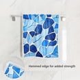 thumbnail image 2 of Blue Glass Gradient Face Towel Absorbent Hand Towels Bath Sport Gym, 2 of 5
