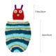 thumbnail image 4 of KAKOWELY Gorro de ganchillo hecho a mano para bebé recién nacido, estilo oruga, conjunto de accesorios para fotografía de bebé de 3 a 6 meses, 4 of 4