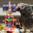 thumbnail image 4 of Tmvgtek Juguete Acrílico Para Pájaros, Bola Masticable Para Loros, Bloques De Madera, Adornos De Jaula, Columpio, Juguetes Para Mascotas Tmvgtek Oficina Multiescena Multifunción, 4 of 9