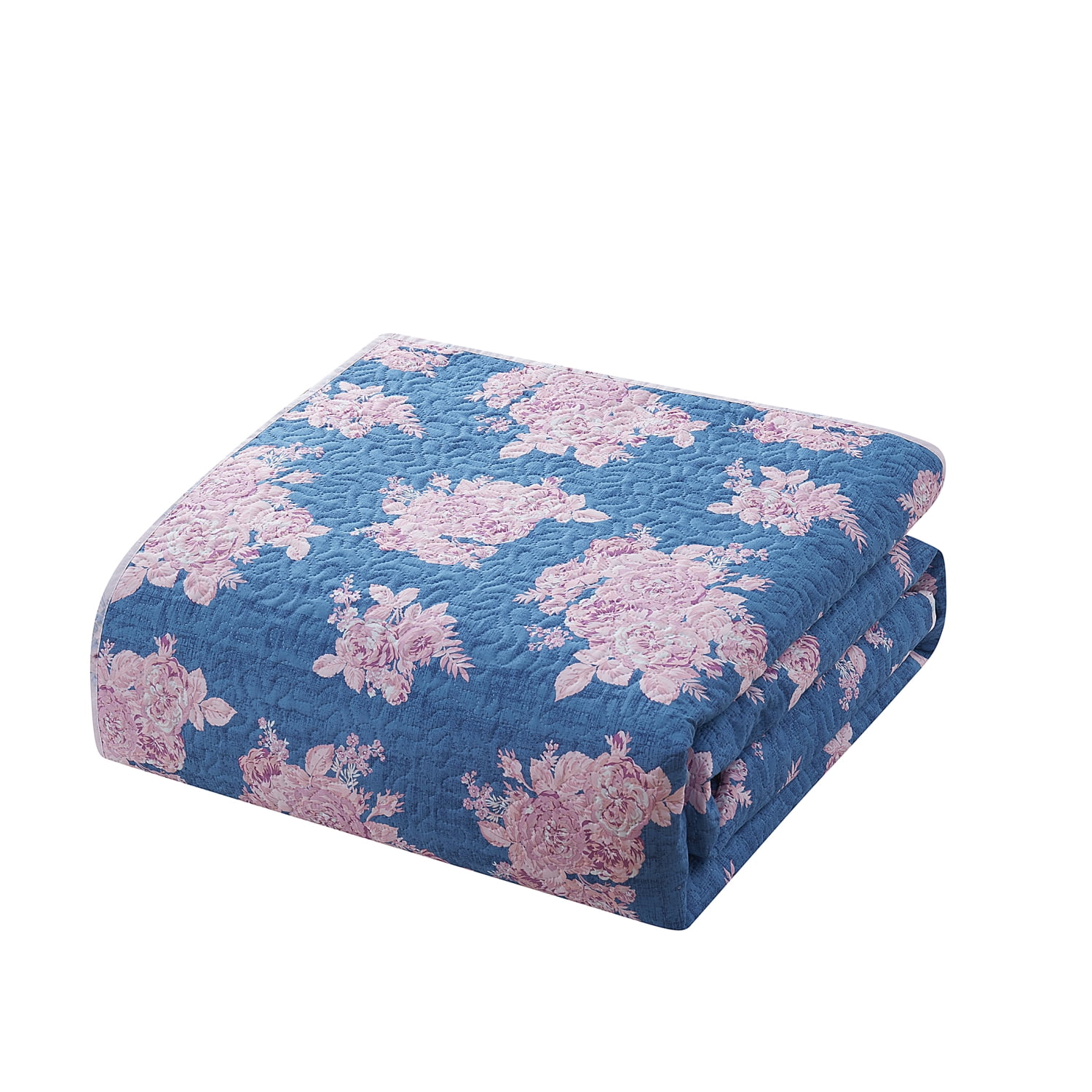 Simply Shabby Chic Manor Floral Quilt Set, Full/Queen (4-Piece)